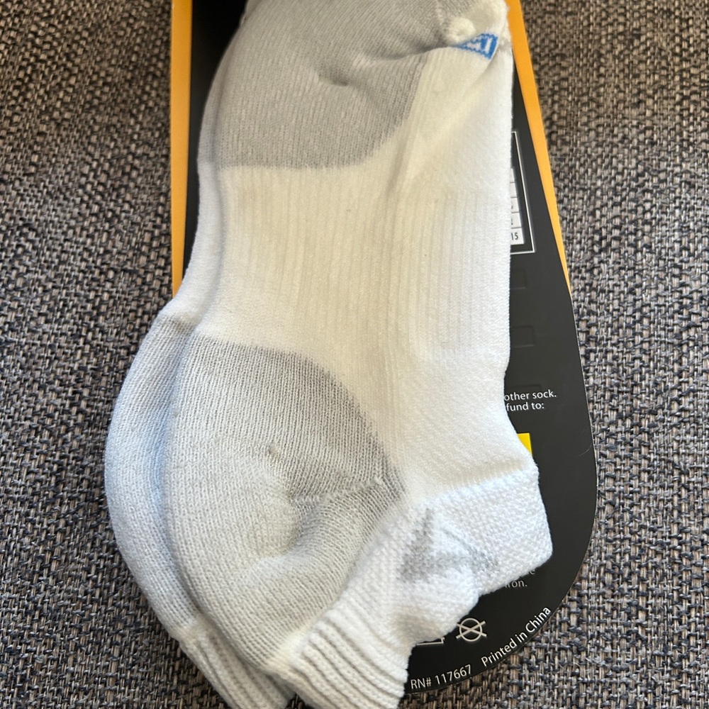 Drymax White Running Socks mini crew medium 2pairs